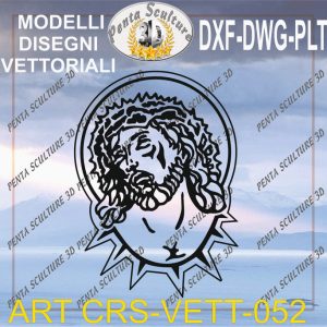 Cristo file vettoriale modello CRS 052 eps dwg dxf plt