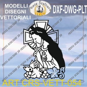 Cristo file vettoriale modello CRS 054 eps dwg dxf plt