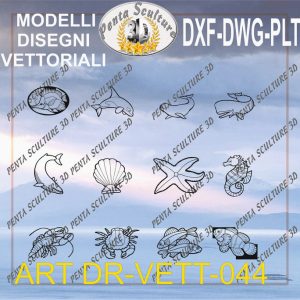 Decori file vettoriale modello DR-VETT 044 eps dwg dxf plt