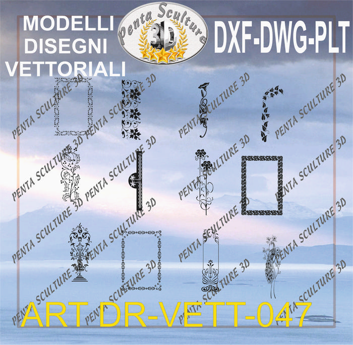 Decori_vettoriale_modello_DR-VETT_047_eps_dwg_dxf_plt