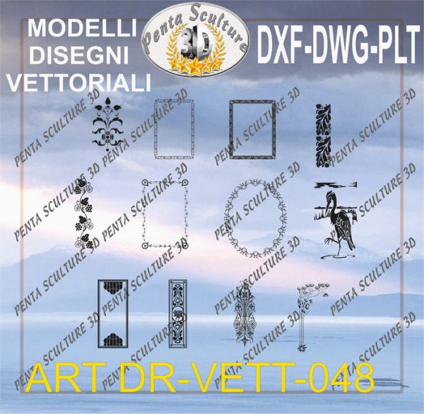 Decori_vettoriale_modello_DR-VETT_048_eps_dwg_dxf_plt