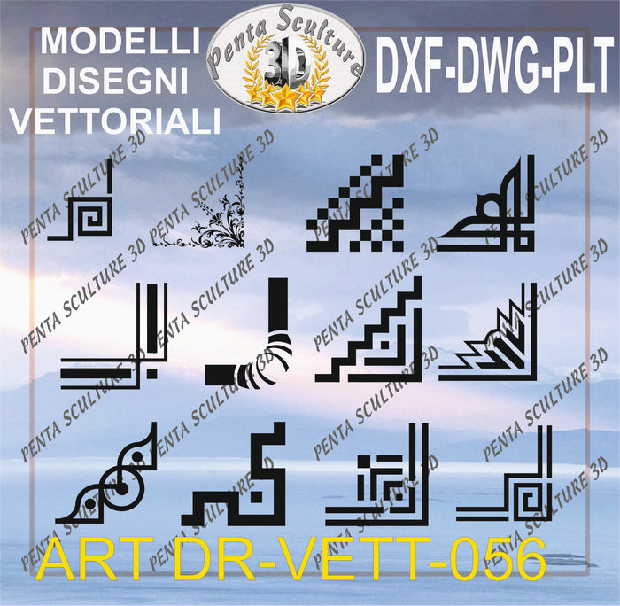 Decori_vettoriale_modello_DR-VETT_056_eps_dwg_dxf_plt