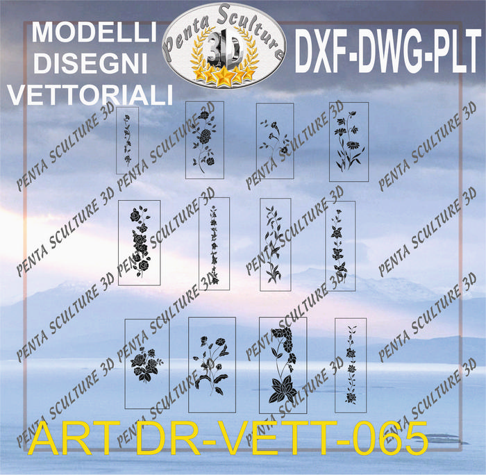 Decori_file_vettoriale_modello_DR-VETT_065_eps_dwg_dxf_plt