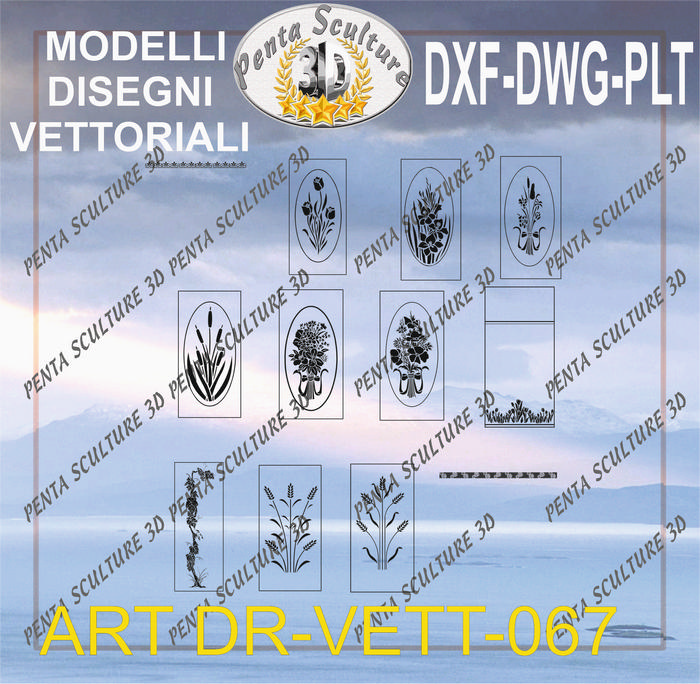 Decori_file_vettoriale_modello_DR-VETT_067_eps_dwg_dxf_plt