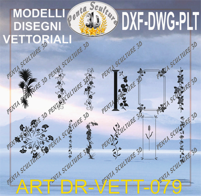 Decori_file_vettoriale_modello_DR-VETT_079_eps_dwg_dxf_plt