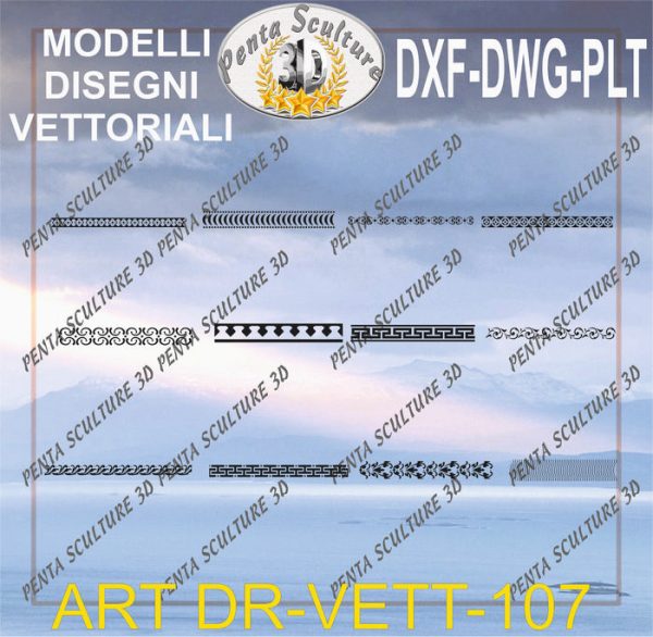 Decori_file_vettoriale_modello_DR-VETT_107_eps_dwg_dxf_plt