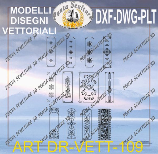 Decori_file_vettoriale_modello_DR-VETT_110_eps_dwg_dxf_plt