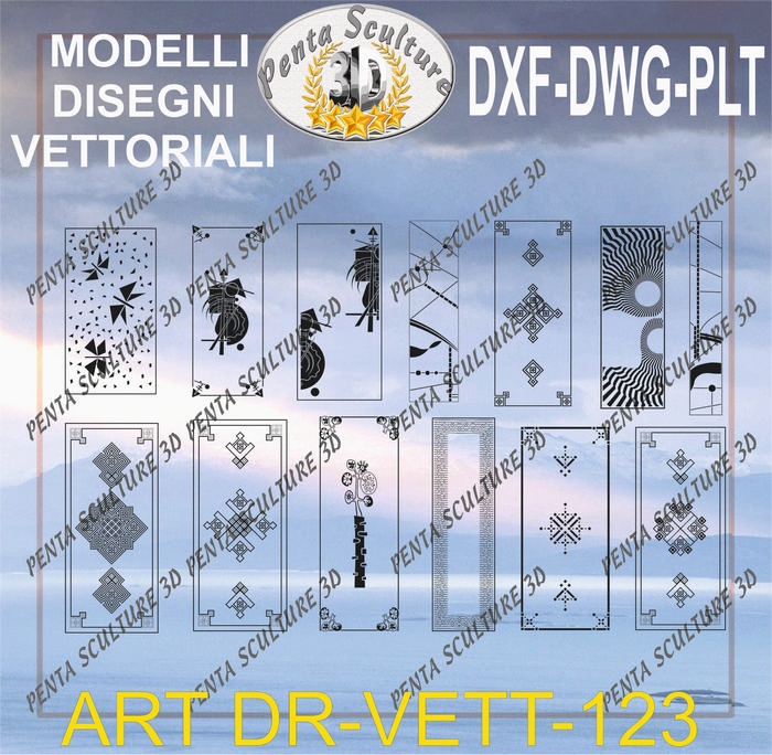 Decori_file_vettoriale_modello_DR-VETT_123_eps_dwg_dxf_plt