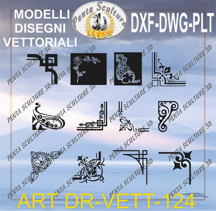 Decori_file_vettoriale_modello_DR-VETT_124_eps_dwg_dxf_plt