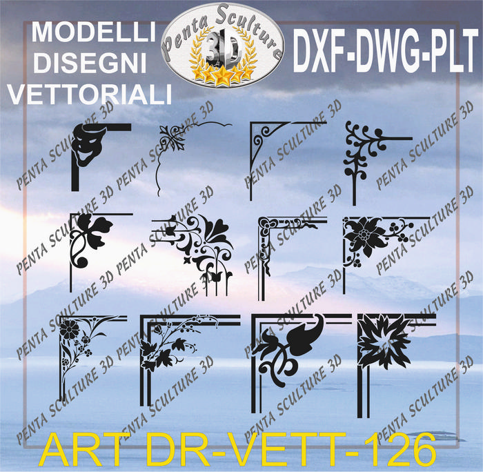 Decori_file_vettoriale_modello_DR-VETT_126_eps_dwg_dxf_plt