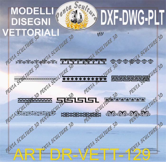 Decori_file_vettoriale_modello_DR-VETT_129_eps_dwg_dxf_plt