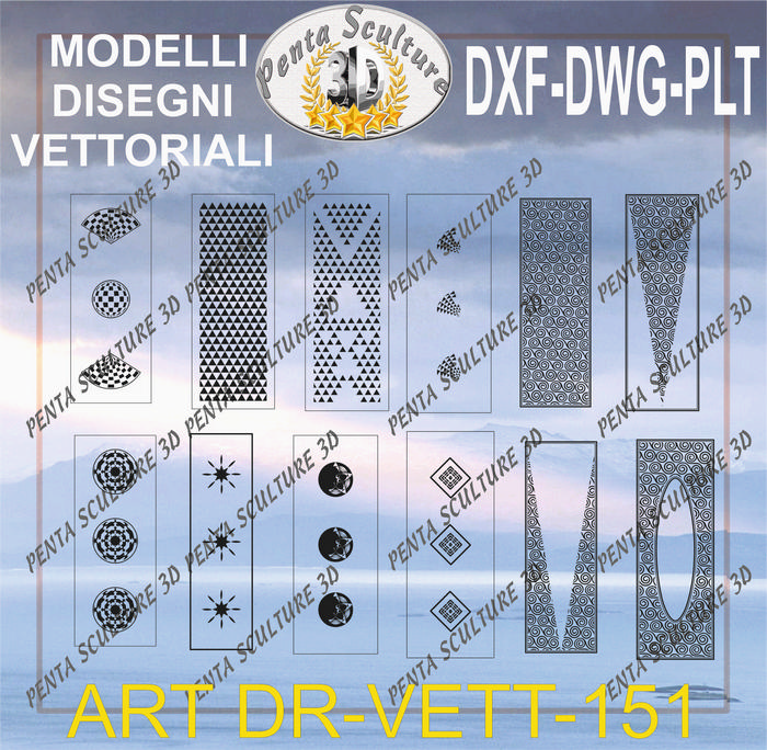 Decori_file_vettoriale_modello_DR-VETT_151_eps_dwg_dxf_plt