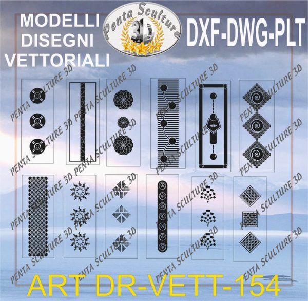 Decori_file_vettoriale_modello_DR-VETT_154_eps_dwg_dxf_plt