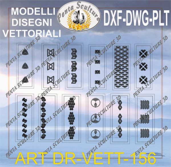 Decori_file_vettoriale_modello_DR-VETT_156_eps_dwg_dxf_plt
