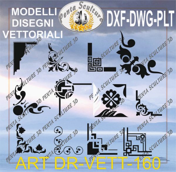 Decori_file_vettoriale_modello_DR-VETT_160_eps_dwg_dxf_plt