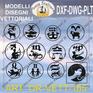 Decori file vettoriale modello DR-VETT 165 eps dwg dxf plt