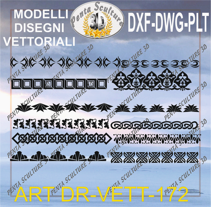 Decori_file_vettoriale_modello_DR-VETT_172_eps_dwg_dxf_plt