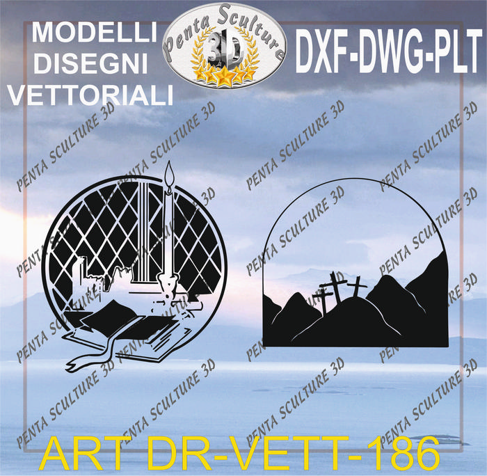 Decori_file_vettoriale_modello_DR-VETT_186_eps_dwg_dxf_plt
