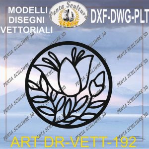 Decori file vettoriale modello DR-VETT 192 eps dwg dxf plt