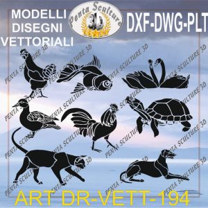 Decori file vettoriale modello DR-VETT 194 eps dwg dxf plt