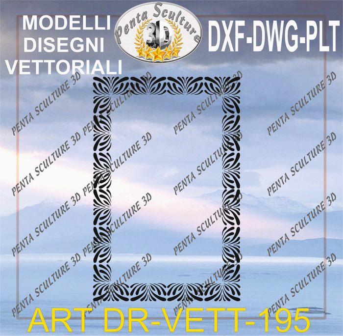 Decori_file_vettoriale_modello_DR-VETT_195_eps_dwg_dxf_plt
