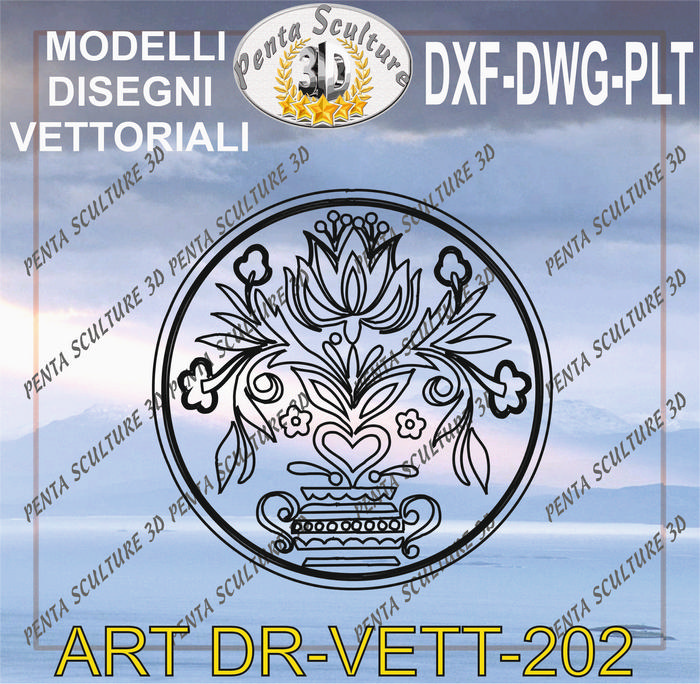 Decori_file_vettoriale_modello_DR-VETT_202_eps_dwg_dxf_plt
