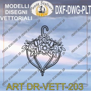 Decori file vettoriale modello DR-VETT 203 eps dwg dxf plt