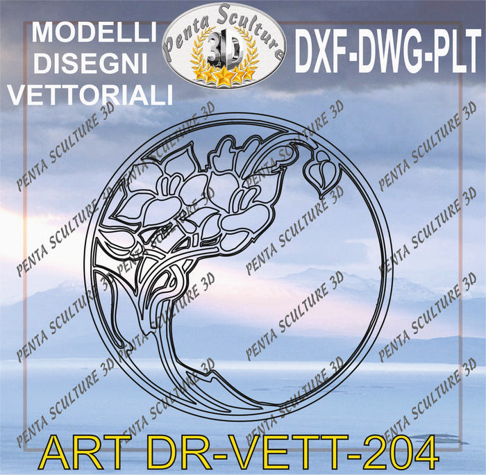 Decori_file_vettoriale_modello_DR-VETT_204_eps_dwg_dxf_plt