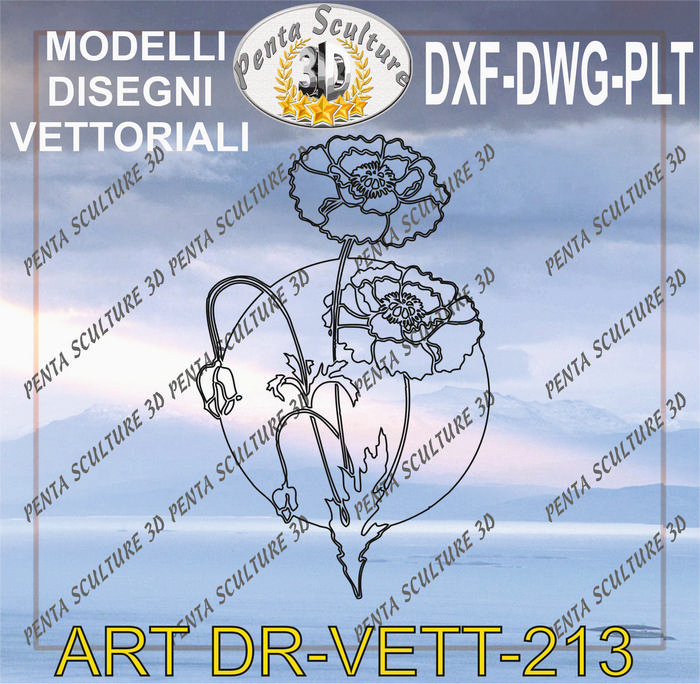 Decori_file_vettoriale_modello_DR-VETT_213_eps_dwg_dxf_plt