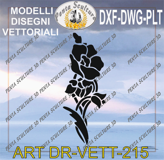 Decori_file_vettoriale_modello_DR-VETT_215_eps_dwg_dxf_plt
