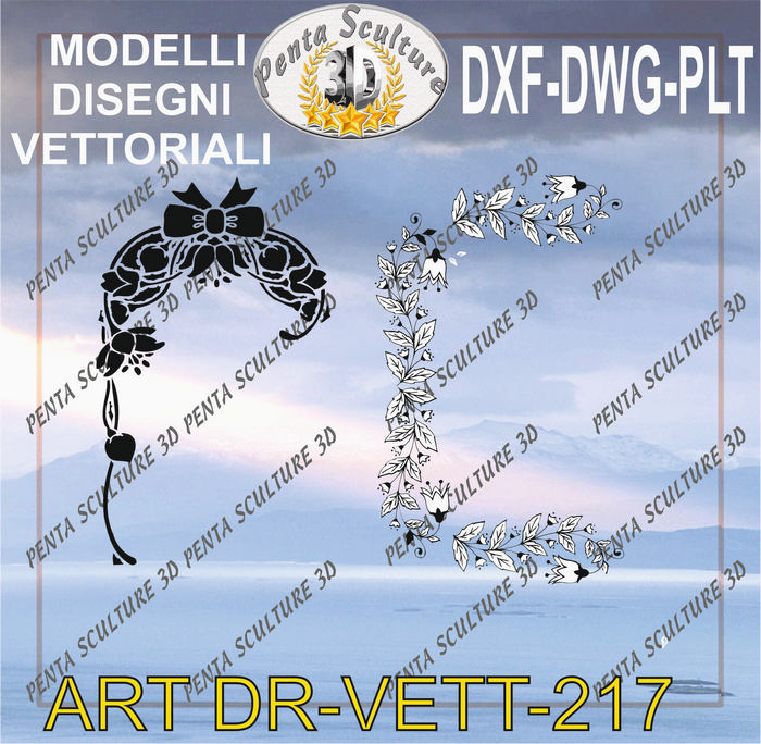 Decori_file_vettoriale_modello_DR-VETT_217_eps_dwg_dxf_plt