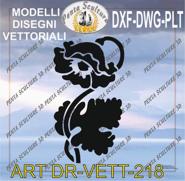 Decori_file_vettoriale_modello_DR-VETT_218_eps_dwg_dxf_plt
