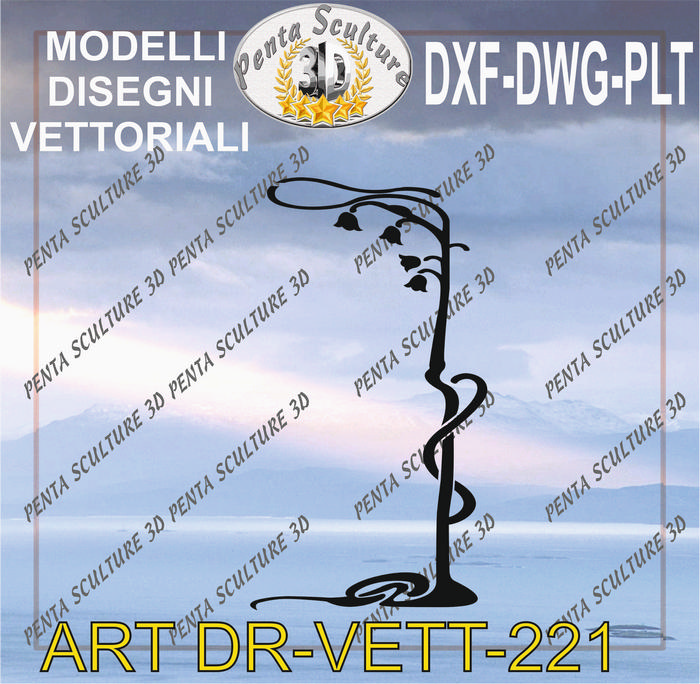 Decori_file_vettoriale_modello_DR-VETT_221_eps_dwg_dxf_plt