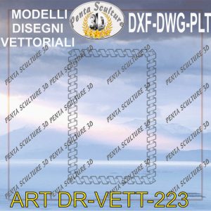 Decori file vettoriale modello DR-VETT 223 eps dwg dxf plt