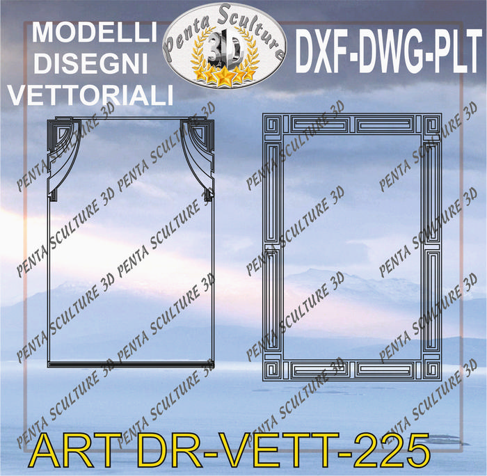 Decori_file_vettoriale_modello_DR-VETT_225_eps_dwg_dxf_plt