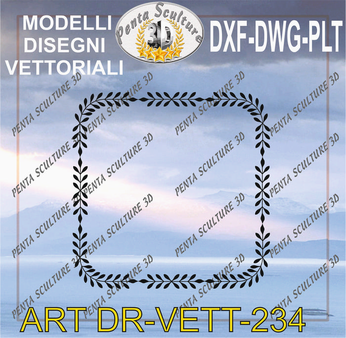Decori_file_vettoriale_modello_DR-VETT_234_eps_dwg_dxf_plt