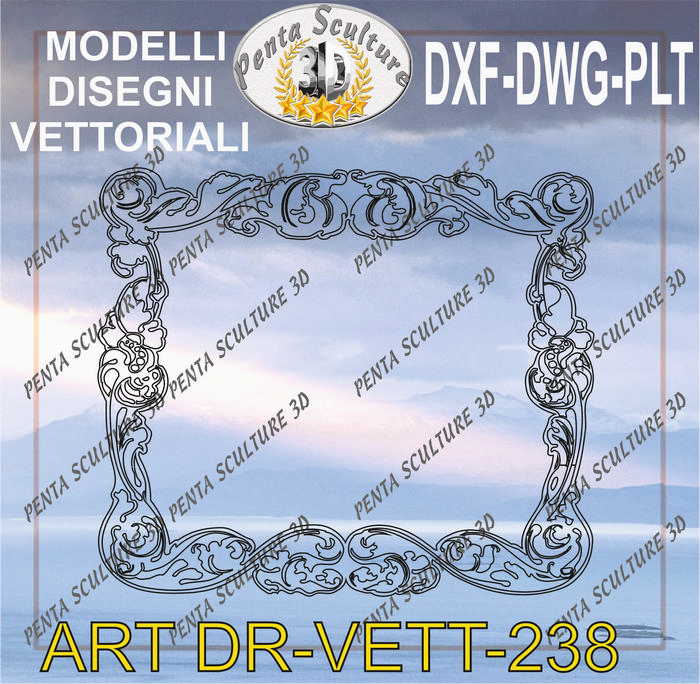 Decori_file_vettoriale_modello_DR-VETT_238_eps_dwg_dxf_plt