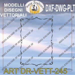 Decori file vettoriale modello DR-VETT 245 eps dwg dxf plt