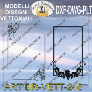 Decori file vettoriale modello DR-VETT 248 eps dwg dxf plt