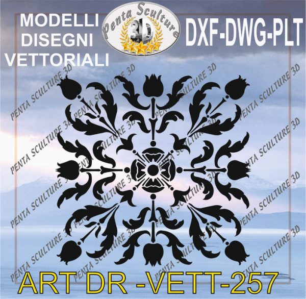 Decori_file_vettoriale_modello_DR-VETT_257_eps_dwg_dxf_plt