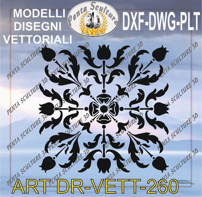 Decori_file_vettoriale_modello_DR-VETT_260_eps_dwg_dxf_plt