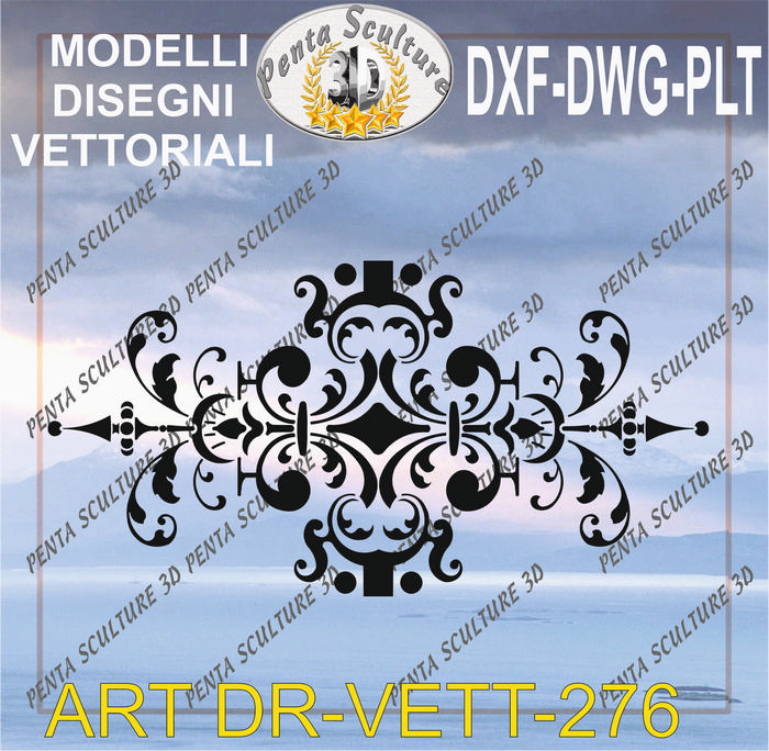 Decori_file_vettoriale_modello_DR-VETT_276_eps_dwg_dxf_plt