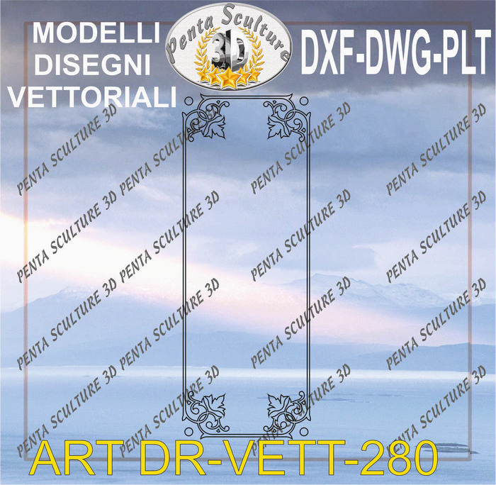 Decori_file_vettoriale_modello_DR-VETT_280_eps_dwg_dxf_plt