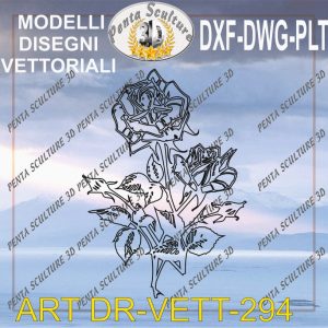 Decori file vettoriale modello DR-VETT 294 eps dwg dxf plt