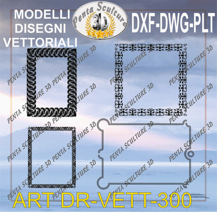 Decori_file_vettoriale_modello_DR-VETT_300_eps_dwg_dxf_plt