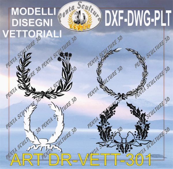 Decori_file_vettoriale_modello_DR-VETT_301_eps_dwg_dxf_plt