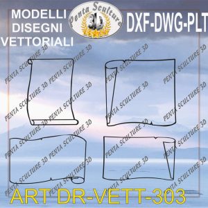 Decori file vettoriale modello DR-VETT 303 eps dwg dxf plt