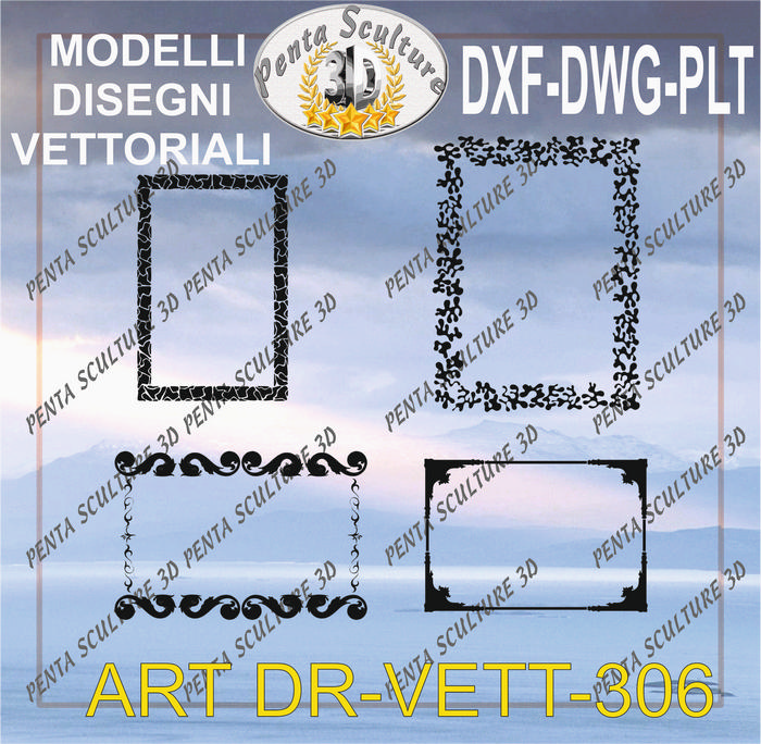 Decori_file_vettoriale_modello_DR-VETT_306_eps_dwg_dxf_plt