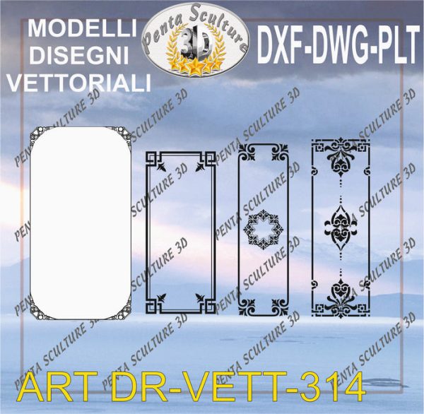 Decori_file_vettoriale_modello_DR-VETT_314_eps_dwg_dxf_plt