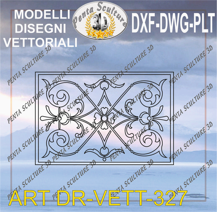 Decori_file_vettoriale_modello_DR-VETT_327_eps_dwg_dxf_plt